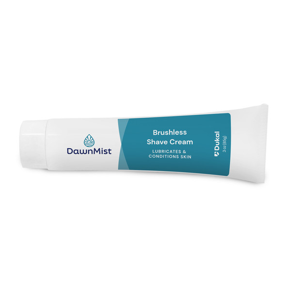 Dukal Brushless Shave Cream – Alcohol – Free Formula, 3 oz Tube, – 144/case – brand_name DawnMist
