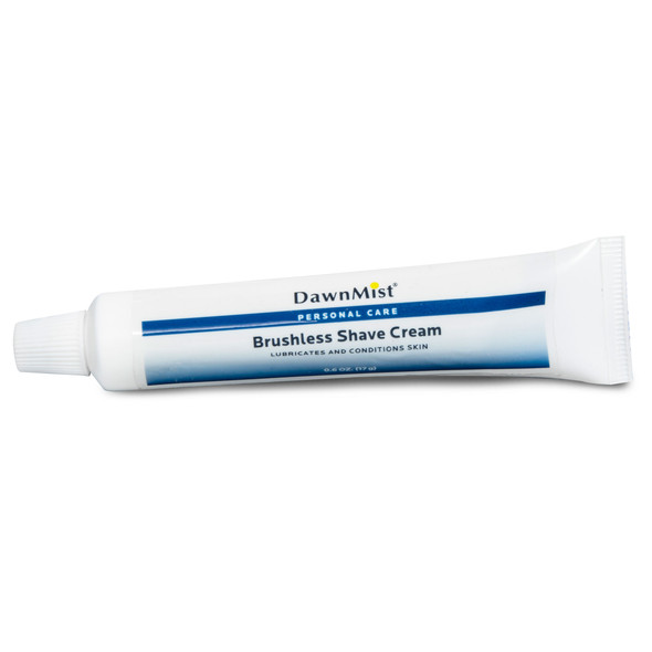Dukal Brushless Shave Cream – Alcohol Free, 0.6 oz Tube, 144/bx, 5 Bx/cs – brand_name DawnMist