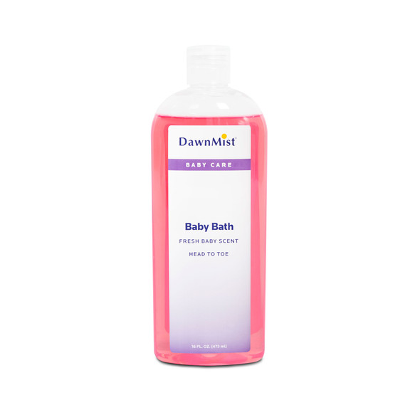 Dukal Baby Bath – Gentle Ph Balanced Formula, 16 oz Size, 12/cs Packaging – brand_name DawnMist