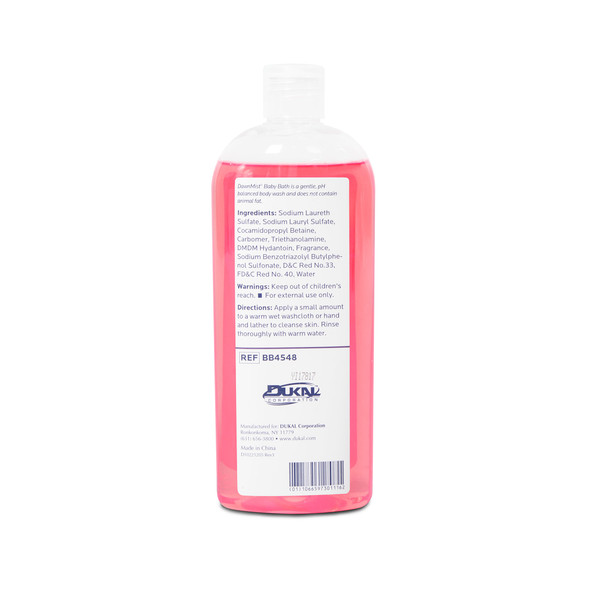 Dukal Baby Bath – Gentle Ph Balanced Formula, 16 oz Size, 12/cs Packaging – brand_name DawnMist