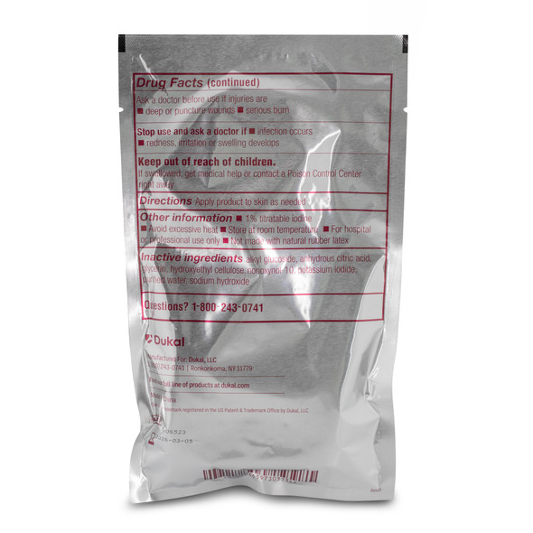Dukal Povidone-Iodine Paint Sponge Sticks – Sterile Application, 24 lb, 2/PK, 10PK/BX, 8BX/CS