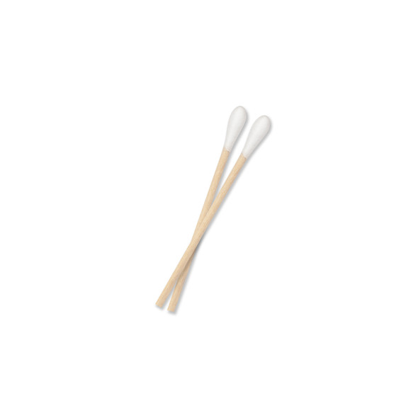 Dukal Sterile Cotton – Tipped Wood Applicators – 3 in Length, 2/pk, 100 Pk/bx, 10 Bx/cs – brand_name Dukal