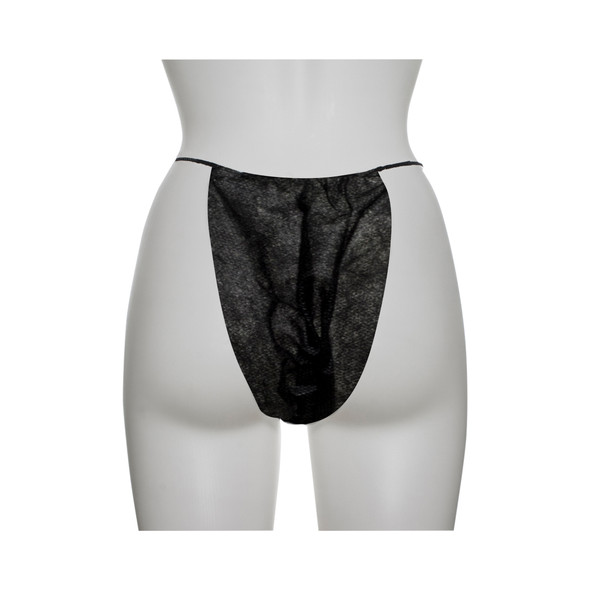 Dukal Disposable Black Panty – Soft Polypropylene, Individually Wrapped, 1/BG, 100 BG/BX, 10 BX/CS, 19.05 lb