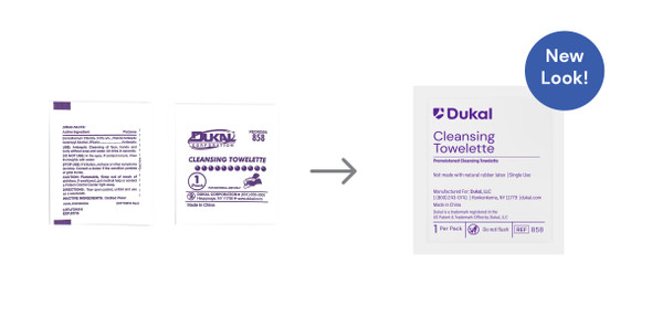 Dukal Cleansing Towelettes – 5 X 8 in, Non – Sterile, 1/pk, 1500 Pk/cs – brand_name Dukal – size 5" x 8"