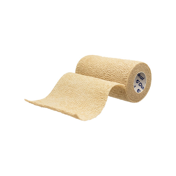 Dukal Cohesive Bandage – 4 in X 5 Yd, Tan, Lightweight, Self – Adherent, 1.8 lb, – 18/box – brand_name Dukal