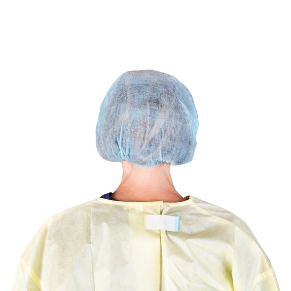 Dukal Bouffant Cap – 21 in Size, Blue, Spunbond Polypropylene, 100/bg, 10 Bg/cs – brand_name Dukal