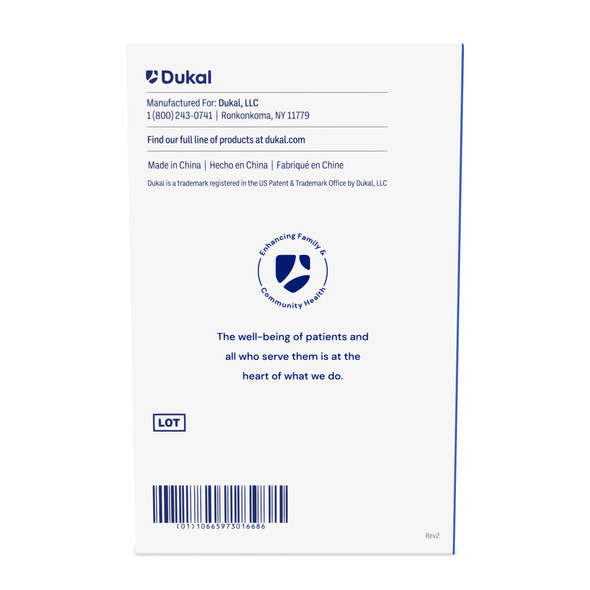 Dukal Xeroform Petrolatum Non-Adhering Dressings – Sterile, 2 x 2 in, 0.3 lb, 25/BX Packaging