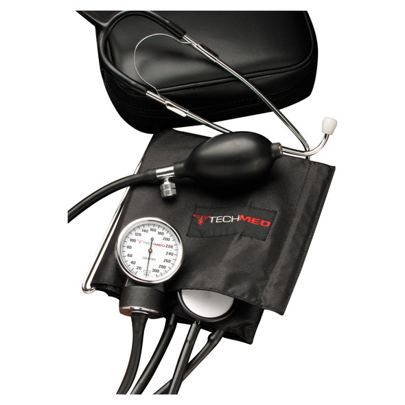 Dukal Tech-Med Home Blood Pressure Kit – Black Nylon Cuff, Standard Inflation System, 1.025 lb