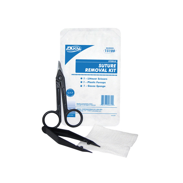Dukal Suture Removal Kit – Sterile, 2.7 lb, 50/CS Packaging, Designed for Precise Suture Extraction, Reliable