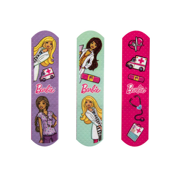 Dukal American Sterile Barbie Adhesive Bandages – Stat Strip Wrapper, 3/4 x 3 in, 100/BX, 12 BX/CS, 2.4 lb