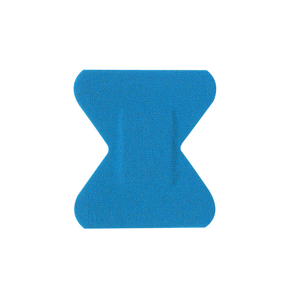 Dukal American Blue Fingertip Adhesive Bandages – Metal Detectable, Sterile, 1-3/4 x 2 in, 2400/CS