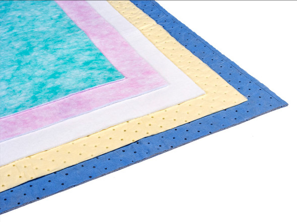 Dukal Aspen Absorbent Floor Mats – Medium Absorbency, White Color, Single-Use, Non-Sterile, Latex-Free