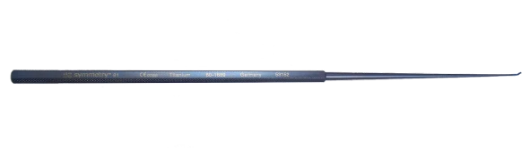 Dukal Aspen Rhoton Hook, Nerve, 90° Angle, Blunt Tip – Titanium, 0.64 mm Tip, 7.5 in Length, Reusable