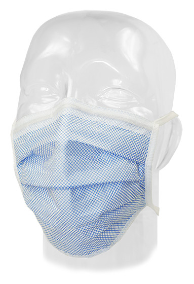 Dukal Aspen DualGard High Filtration Surgical Mask – ASTM F2100 Level 3, Blue Diamond, Latex-Free, Single-Use