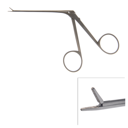 Dukal Aspen Goodhill Alligator Forceps – 6.0 mm Finely Serrated Jaw, 75 mm Shaft, 5 1/4 in Length, Reusable