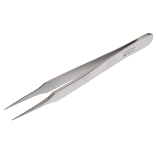 Dukal Jewelers Forceps #4 – Extra Fine Point, 4 1/4 in Length, Reusable, Latex-Free, Precision Instrument