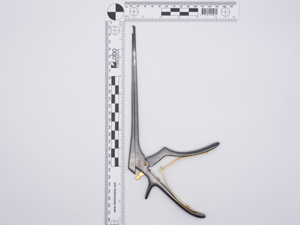 Dukal Aspen Rongeur Kerrison Micro Thin Footplate – 40° Up Angle, Ceramic Coated, Convertible, 1 mm Tip, 8
