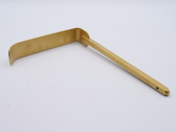 Dukal Aspen Bookwalter Radiolucent Titanium Retractor Blade – 1 in x 5 in, Reusable, Latex-Free