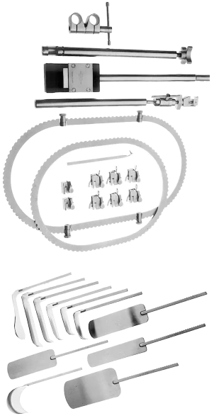 Dukal Aspen Bookwalter Retractor Kit II – Reusable Abdominal Retraction System, Latex-Free Design
