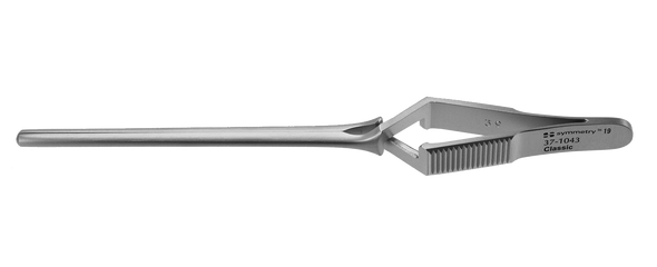 Dukal DeBakey Bulldog Cross-Action Clamp – Straight, 120 mm Length, Reusable, Latex-Free, Surgical Instrument