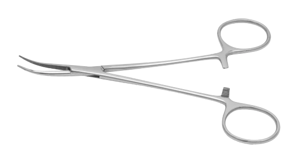 Dukal Aspen Mosquito Curved Delicate Forceps – 6 in Length, Reusable, Latex-Free Construction