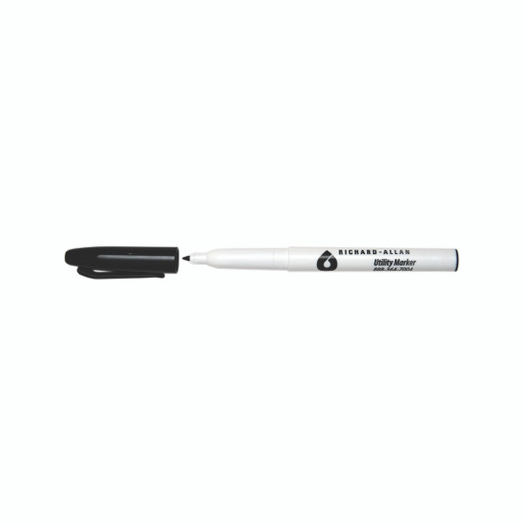 Dukal Aspen Utility Marker – Black Waterproof Ink, Sterile, Single-Use, Regular Tip, Latex-Free