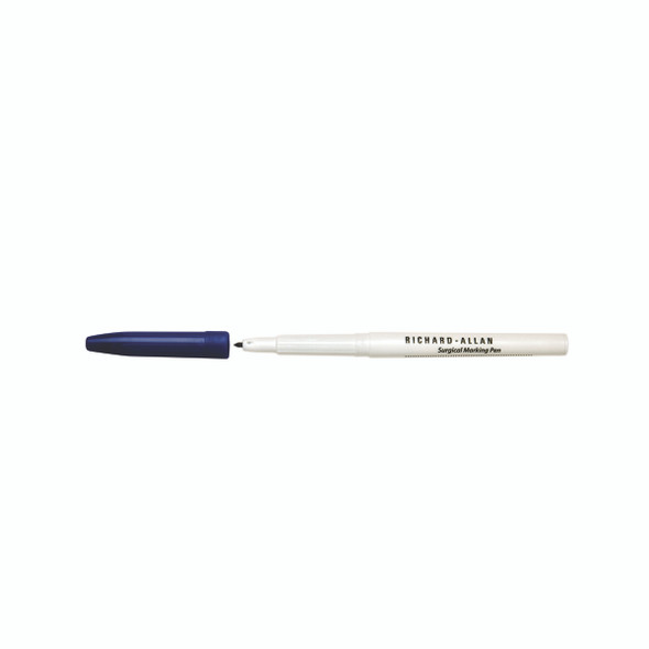 Dukal Aspen Skin Marker Taper Tip with Ruler and Labels – Sterile, Single-Use, Latex-Free, White Ink