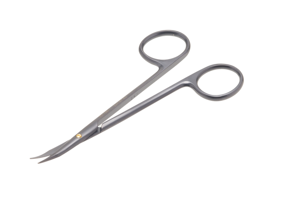 Dukal Aspen Stevens Tenotomy Scissors – Curved, Razor Edge & Micro Serrations, Ceramic Coated, 5 1/8