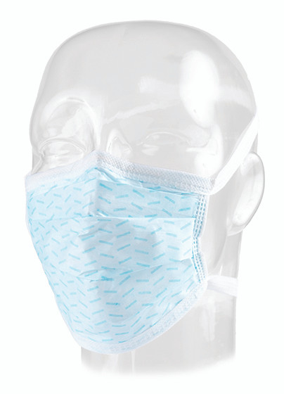 Dukal Aspen FluidGard 120 Horizontal Tie Surgical Mask – Level 2 Fluid Resistance, Wider Facial Coverage