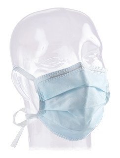 Dukal Aspen Precept Lite & Cool Surgical Mask – ASTM F2100 Level 1, Breathable, Latex-Free, Blue, Non-Sterile