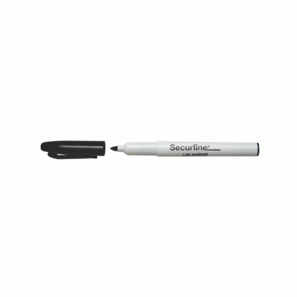 Dukal Aspen Lab Marker – Fine Tip, Black, Non-Sterile, Reusable, Standard Size, Latex-Free