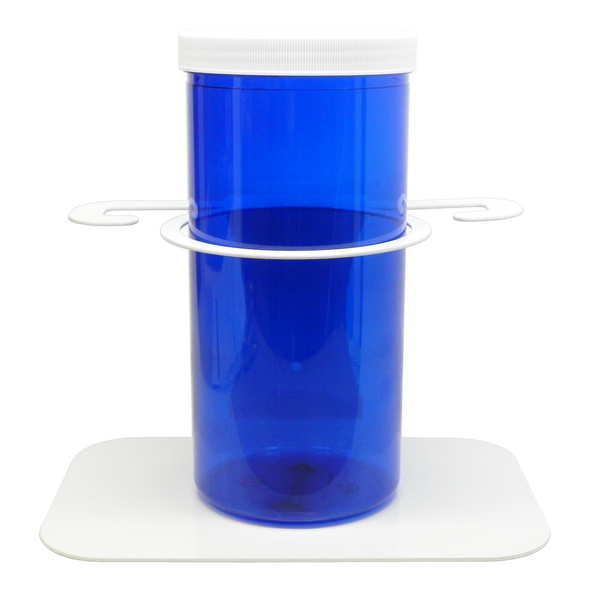 Dukal Aspen Disinfection Cup – Blue Plastic/Metal, 10 in Height, 4.5 in Diameter, Reusable, Non-Sterile