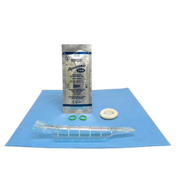 Dukal Aspen Endocavity Needle Guide Procedure Kit – 2.6 cm x 20 cm Latex Cover, Sterile, Single-Use, 16Ga or