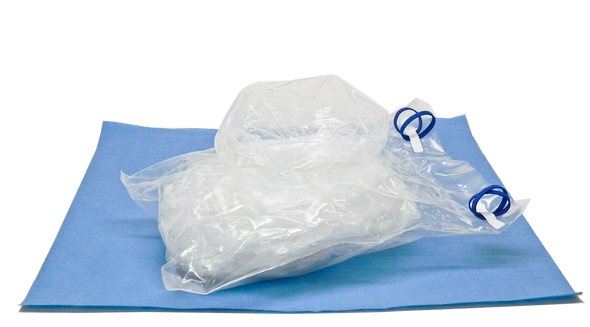Dukal Aspen Accordion Probe Cover – Sterile, Clear Polyethylene, 6-3 x 96 in, Single-Use, Latex-Free