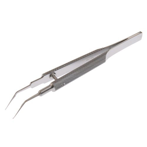 Dukal Aspen Utrata Capsulorhexis Forceps – Round Handle, 4 1/4 in Length, Reusable, Latex-Free
