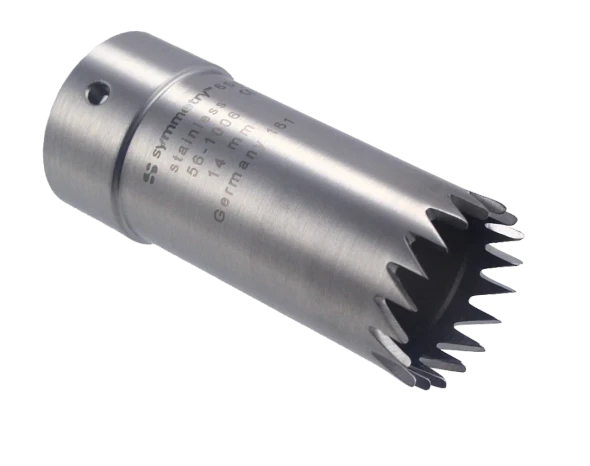 Dukal Aspen Symmetry Dowel Cutter – 14.0 mm Diameter, Reusable, Latex-Free, For Neurological Spine Surgery