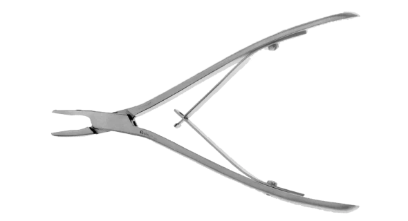 Dukal Rongeur Lempert Curved – Reusable Orthopaedic Surgery Instrument, Latex-Free, Precision Curved Design