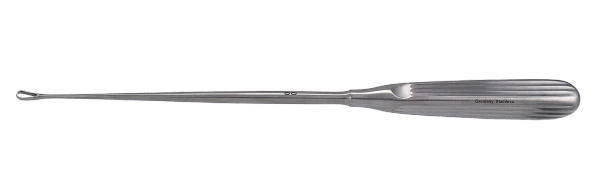 Dukal Aspen Sims Uterine Curette – Sharp, Malleable Shaft, 11 in Length, Reusable, Latex-Free