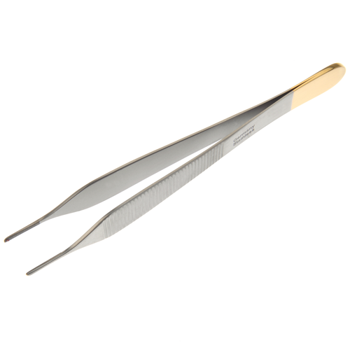Dukal Aspen Adson Dressing Forceps – Tungsten Carbide, 4 3/4 in Length, Reusable, Latex-Free