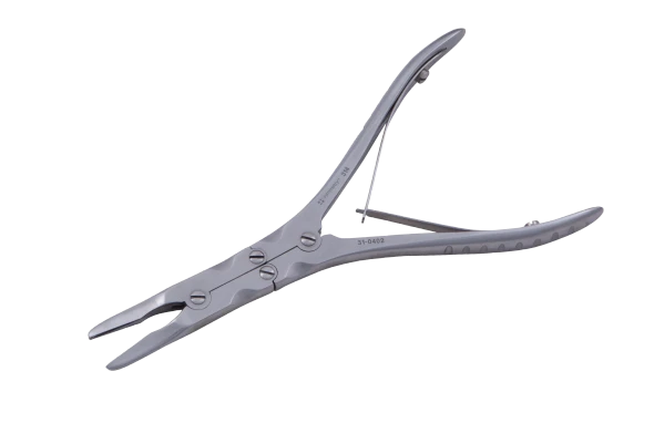 Dukal Aspen Rongeur Ruskin Mini Straight 2 mm 6 in – Reusable, Latex-Free, Orthopaedic Surgery Instrument