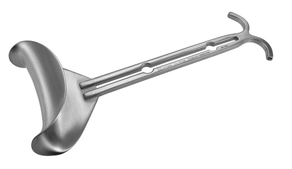 Dukal Aspen Balfour Blade Retractor – 3 5/8 in Wide, 1 3/4 in Deep, Reusable, Latex-Free, General Surgery