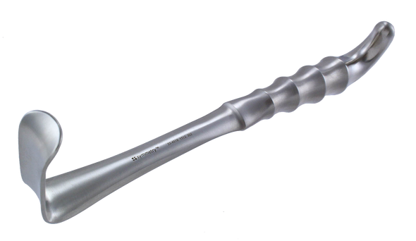 Dukal Aspen Richardson Retractor – Medium, 1/4 in Deep, 1 in Wide Blade, Ring – Grip Handle, 9 1/2 in Length