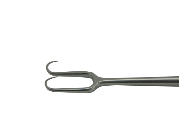 Dukal Aspen Joseph Skin Hook – Double-Prong, 5 mm Spread, 4.5 mm Tip, 6 1/4 in Length, Reusable, Latex-Free