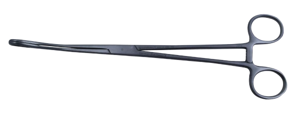 Dukal Foerster Curved Serrated Forceps – 9.5 in Length, Reusable, Latex-Free, Surgical Instrument, Stainless