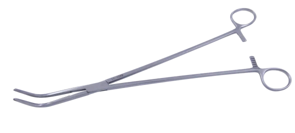 Dukal Aspen Mixter Right Angle Forceps with Serrations – 12 1/4 in Length, Reusable, Latex-Free