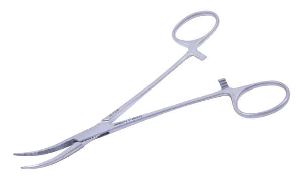 Dukal Aspen Crile Artery Forceps – Curved, 6 1/4 in Length, Reusable, Latex-Free Construction