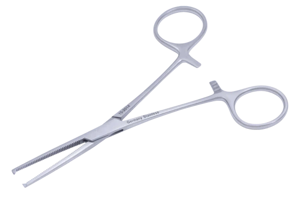 Dukal Aspen Kocher Baby Forceps – Straight, 5 1/2 in Length, Reusable, Latex-Free Construction