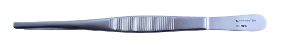 Dukal Aspen Tissue Forceps – 2x3 Teeth, 6 1/4 in Length, Reusable, Latex-Free Construction