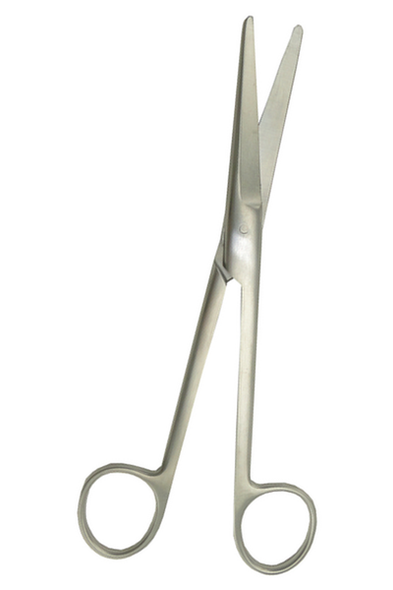 Dukal Aspen Mayo Scissors – Straight, Beveled Blades, 6 3/4 in Length, Reusable Stainless Steel