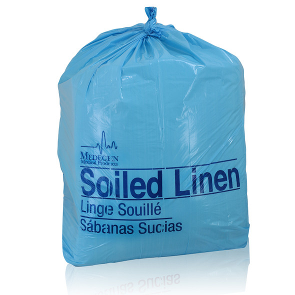 Medgen Laundry and Linen Bags – Star Seal, Coreless Roll, 30.5×41 in, 1.05mil Gauge, 20-30 gal Capacity